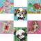 6-Pack Kids Diamond Art Kits – 5D Full Drill Animal DIY Diamond Painting for Ages 6-12 | Gem Art by Number 6x6 Inch Birthday Gifts